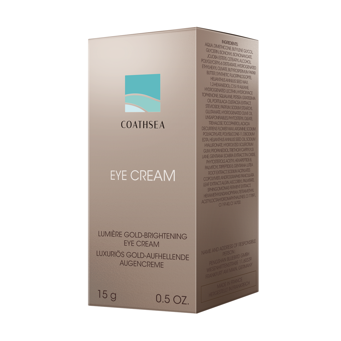 COATHSEA-LUMIÈRE GOLD-AUFHELLENDE AUGENCREME