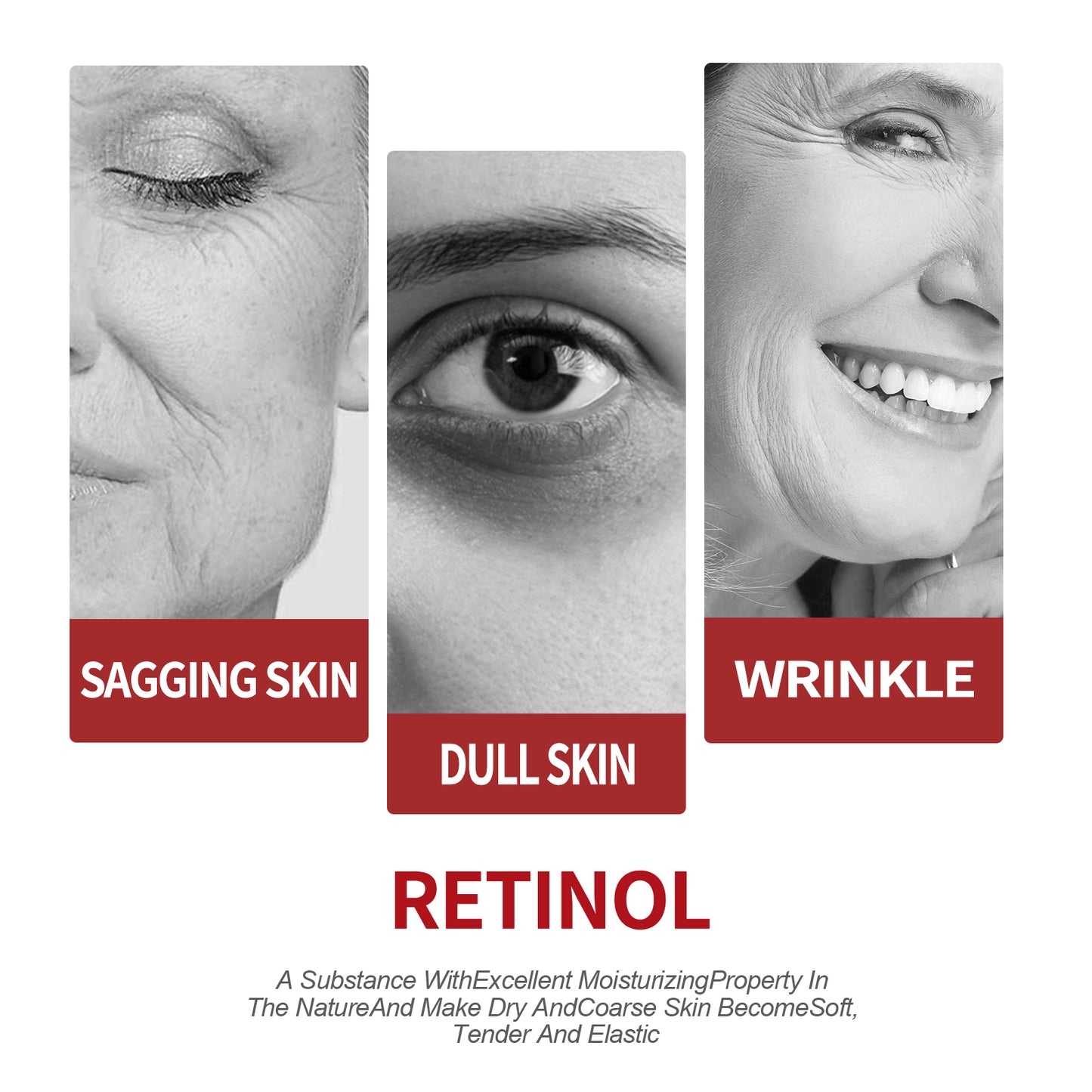COATHSEA-Retinol Intensivcreme: Anti-Aging Pflege mit 3D-Porenstraffung & Augenpartien-Aufhellung