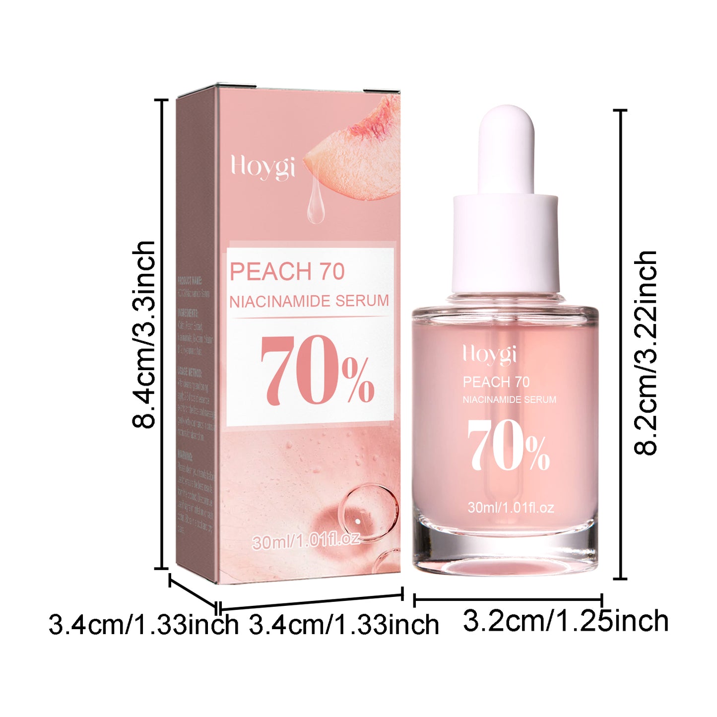 COATHSEA-Niacinamide Essenz – Porenstraffung & Feuchtigkeit, Reduziert Aknenarben & Fältchen