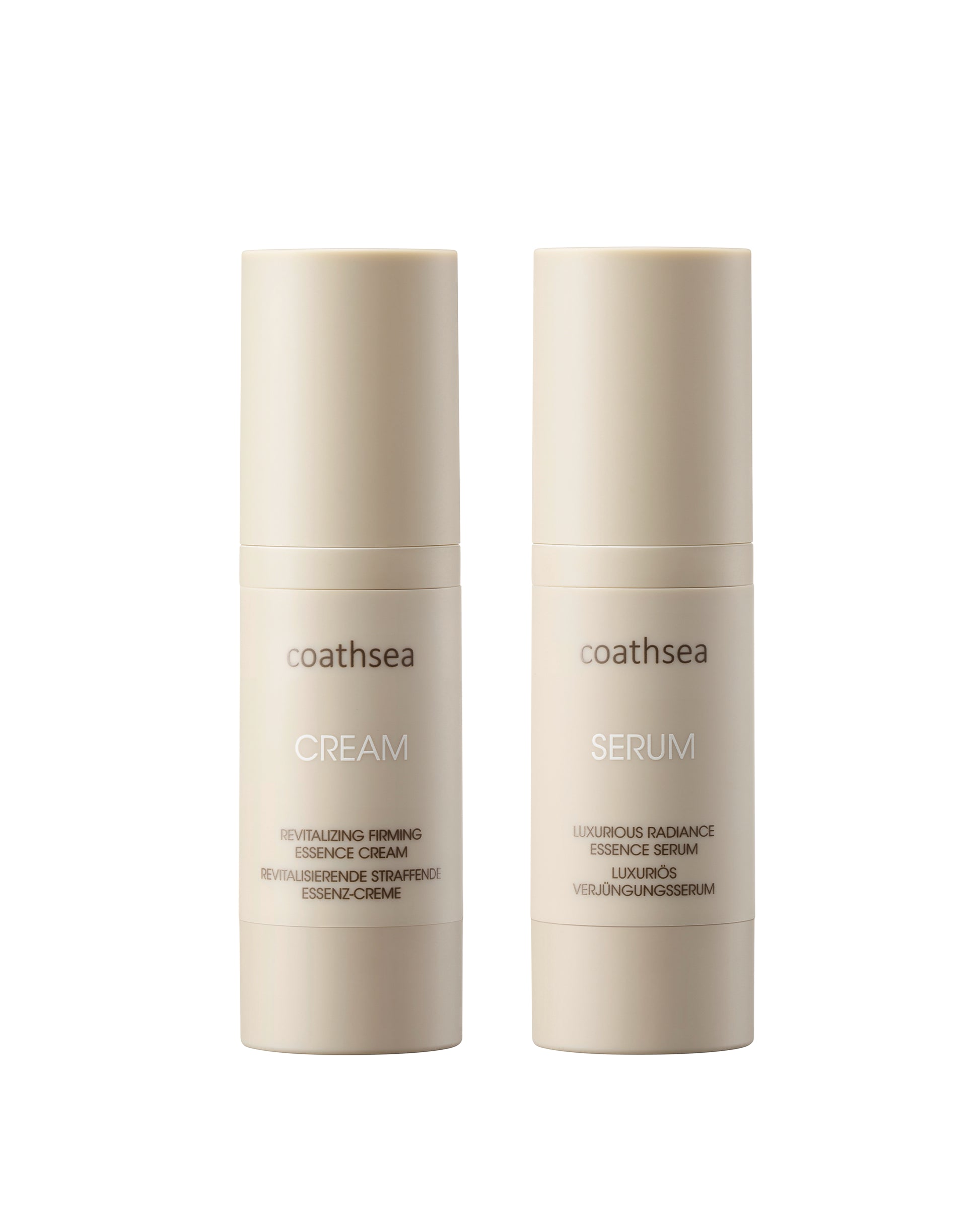 Coathsea Luxuriöses Strahlkraft-Essenz-Serum + Coathsea Revitalisierende Straffende Essenz-Creme